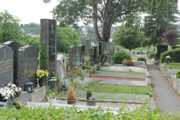 Foto von Grabstätten am Friedhof Sievering