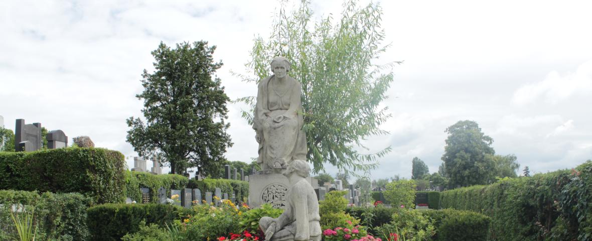 Foto einer Grabstelle am Friedhof Baumgarten