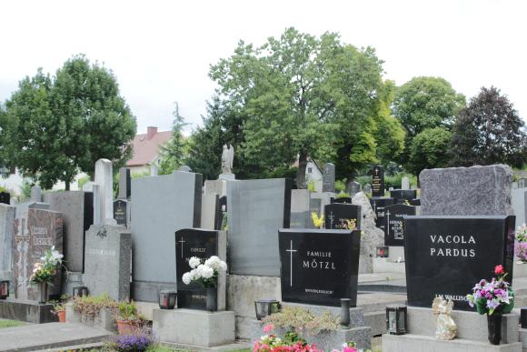 Fotos von Grabsteinen am Friedhof Hütteldorf